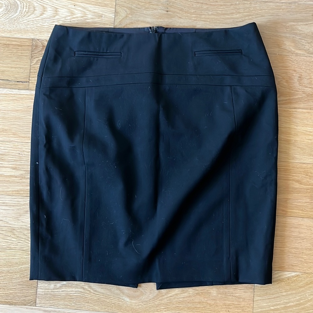 Express black pencil mini skirt